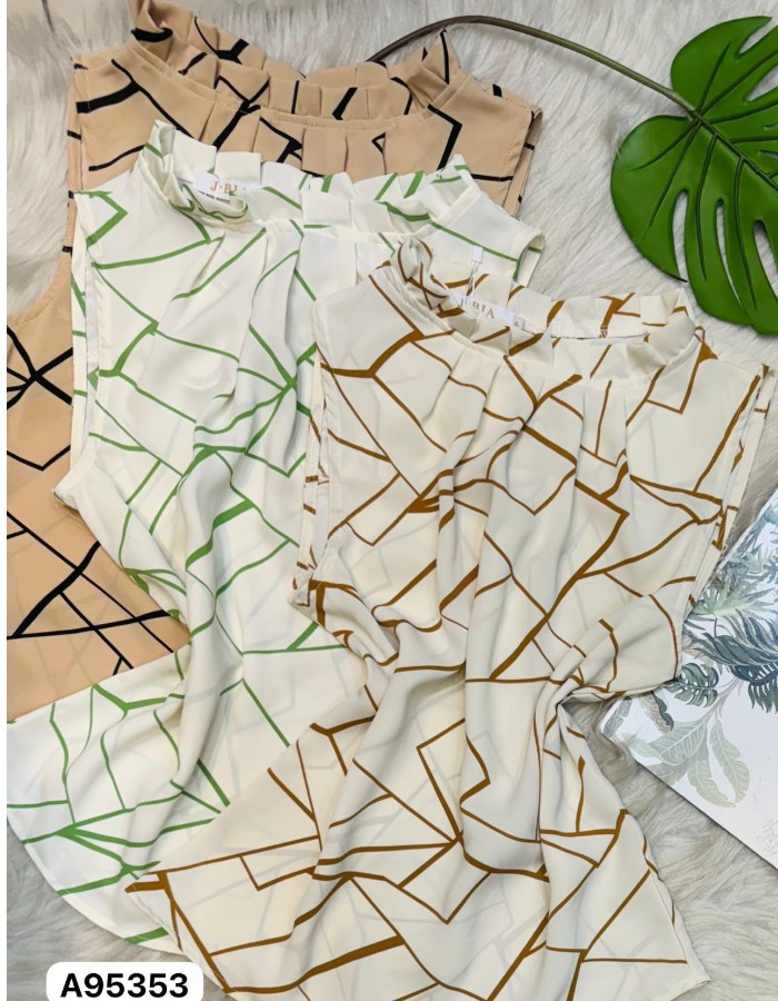 BLUSA CREPE SEDA ESTAMPADA 