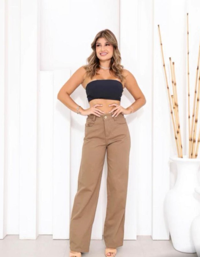 CALÇA WID LEG COR