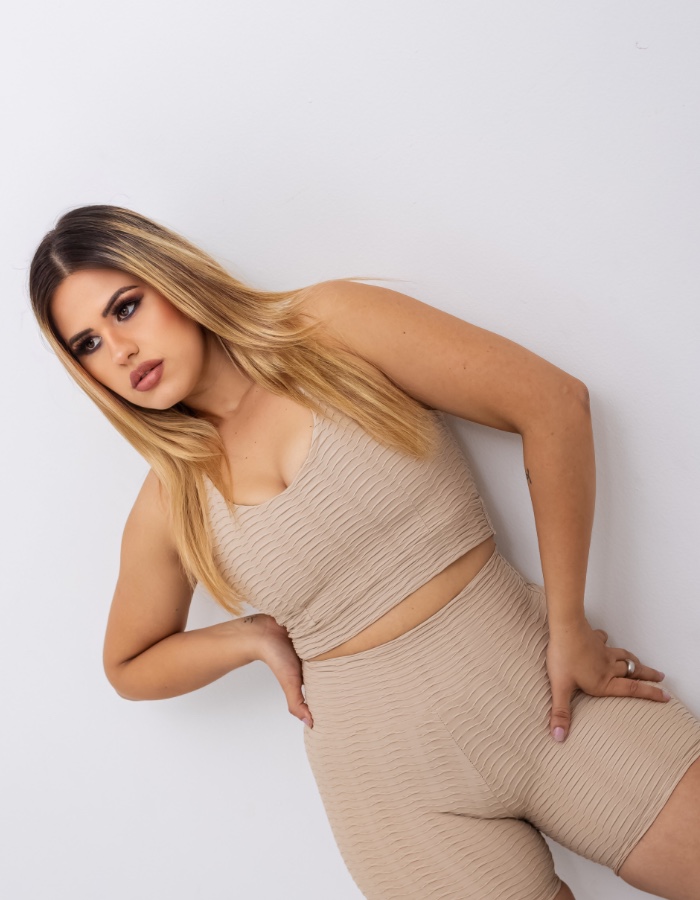 TOP JACQUARD BOLHA CRUZADO