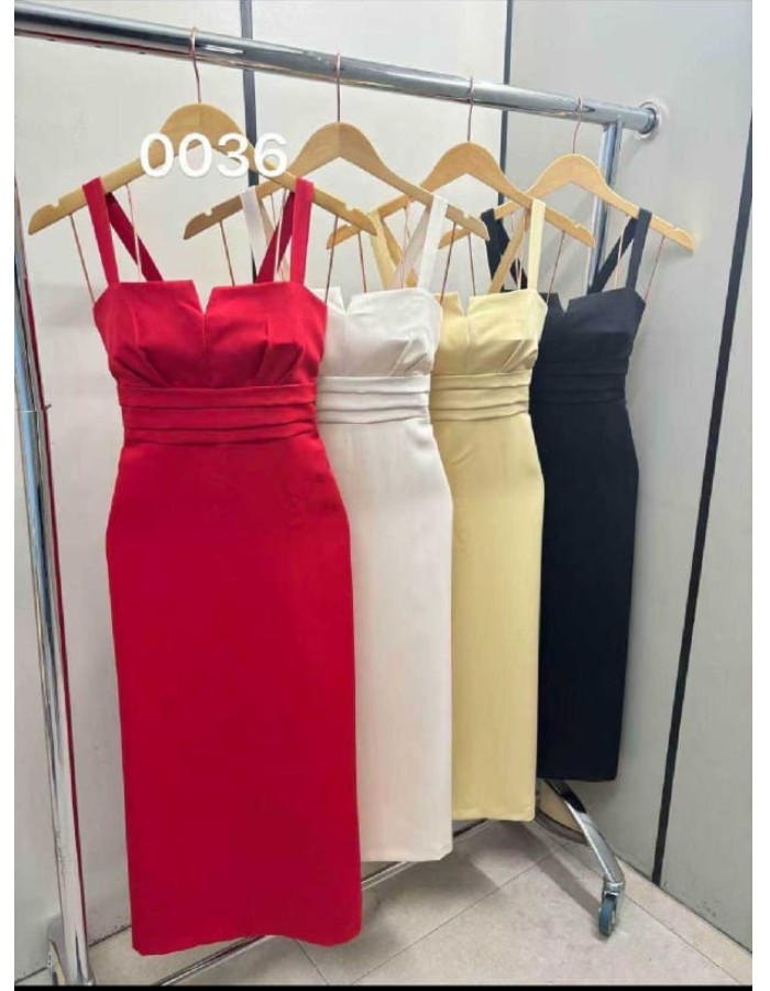 VESTIDO TECIDO ALFAIATARIA