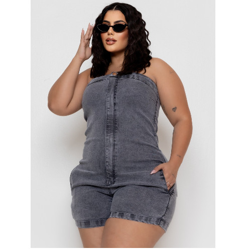 MACAQUITO TOMARA QUE CAIA BLACK COM LYCRA