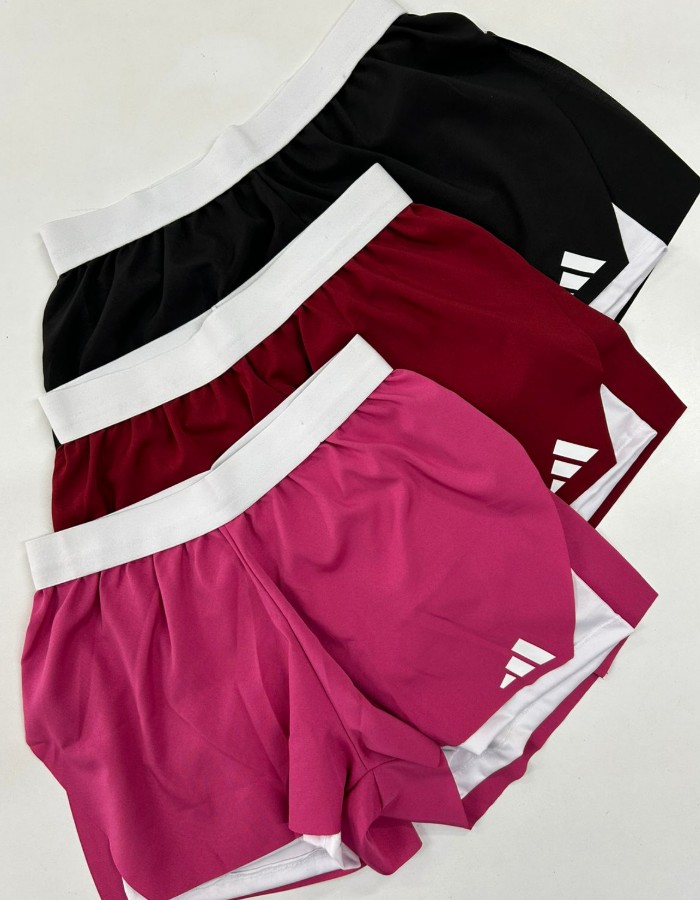 SHORT DUPLO ELASTICO LASER TACTEL