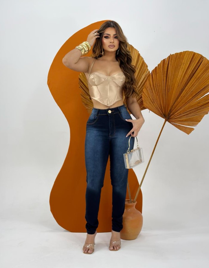 CALÇA SKINNE FEMININA 