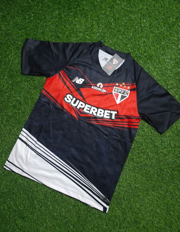 25/26 Sao Paulo Training PRETO MASCULINO TORCEDOR