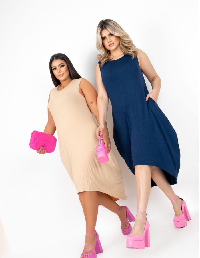 VESTIDO MAX MULLET TAMANHO ÚNICO 40 AO 48