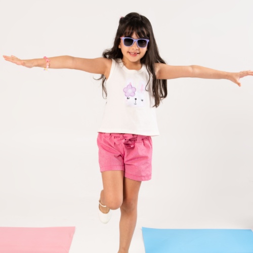 REGATA FLOR Aplique MENINA