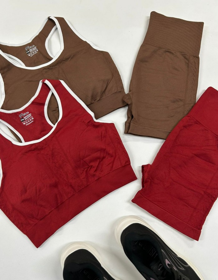 CONJUNTO SHORT E TOP REGATA DETALHE IMPORTADO