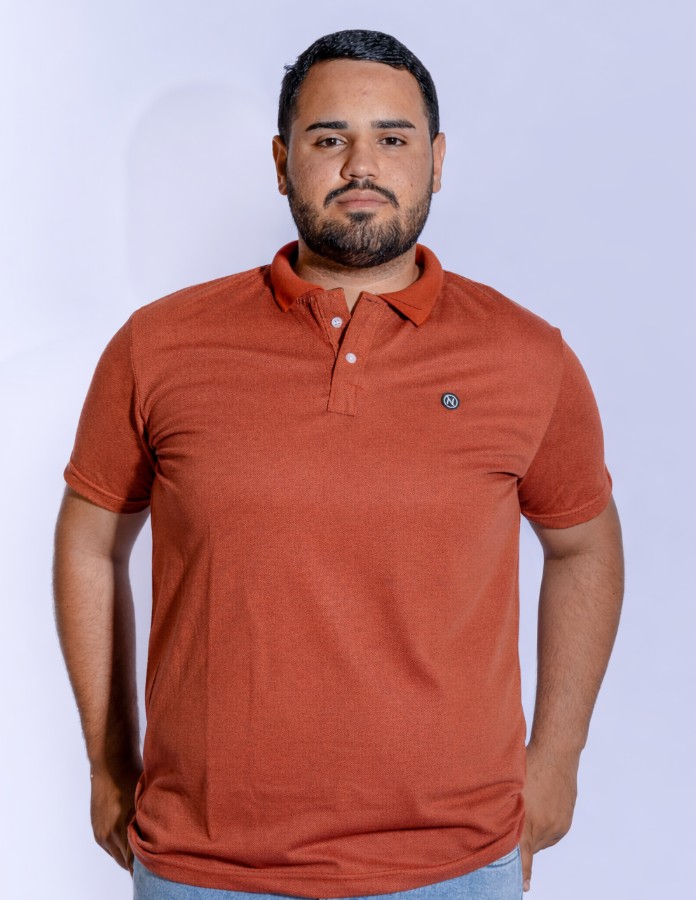 POLO PLUS SIZE PIQUET MESCLA ADULTO