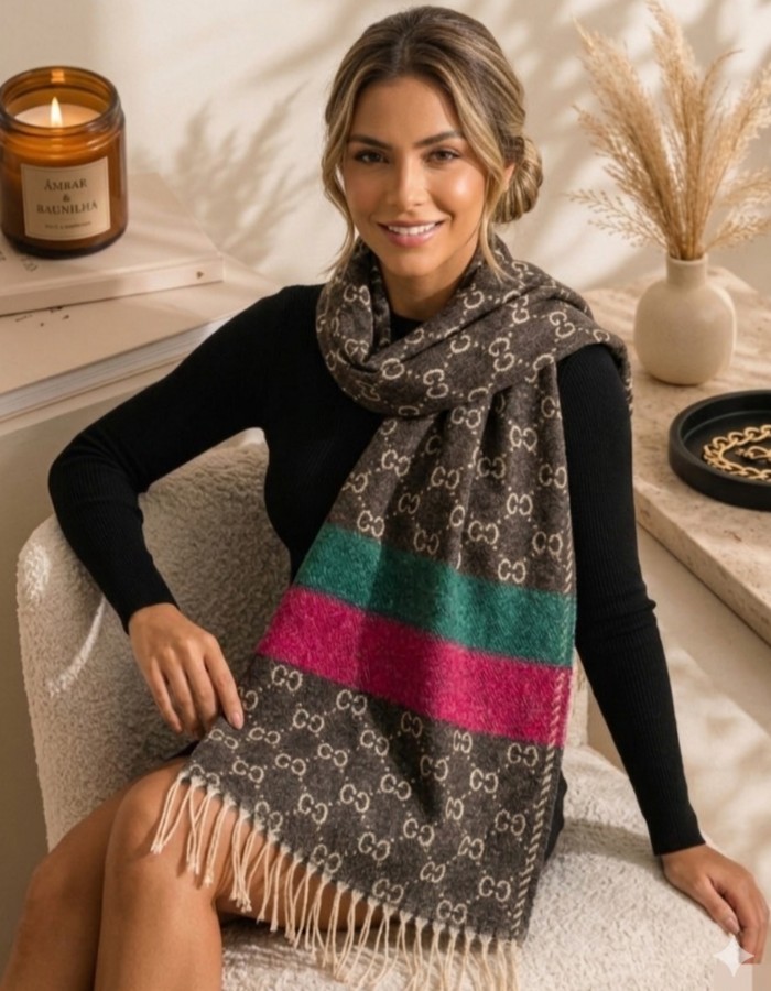 CACHECOL INSPIRAÇÃO GUCCI