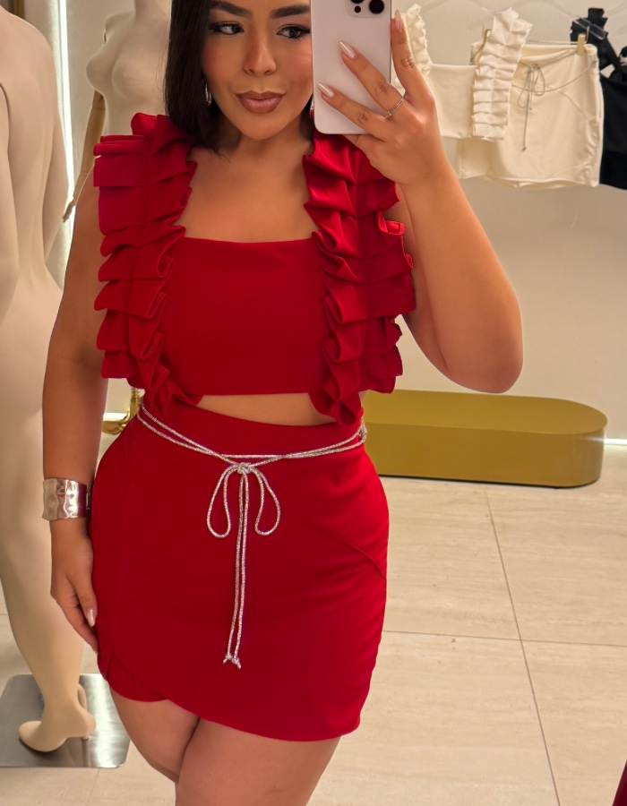 CONJUNTO SHORT SAIA LUXURY 