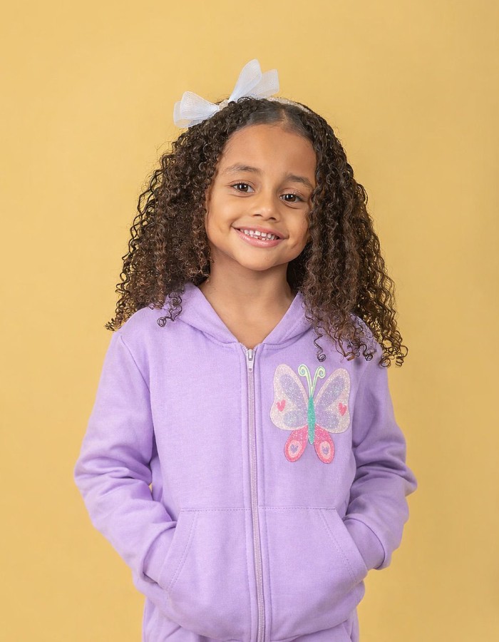 CASACO ZIPER FEMININO COM APLIQUE