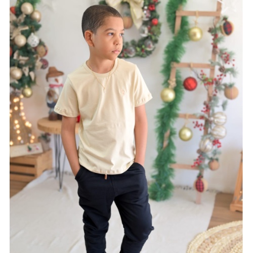 CAMISA BÁSICA AMARELO BB