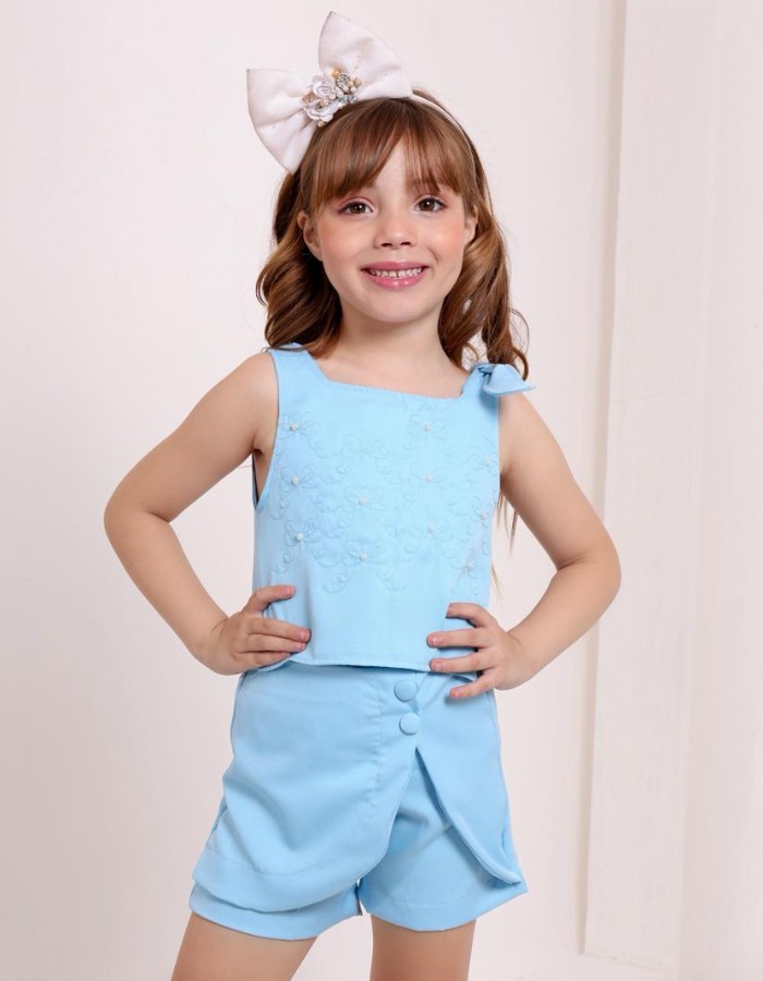 CONJ SHORT SAIA BOTÃO