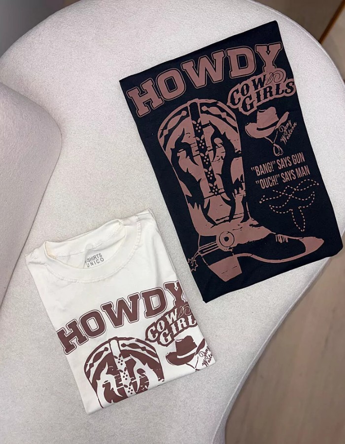 T-SIRT Cowgirl Howdy