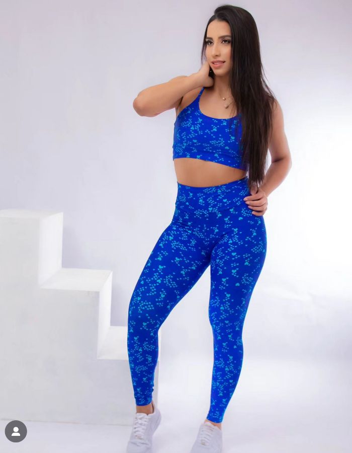 LEGGING POLIAMIDA ESTAMPADA SEM CADARÇO