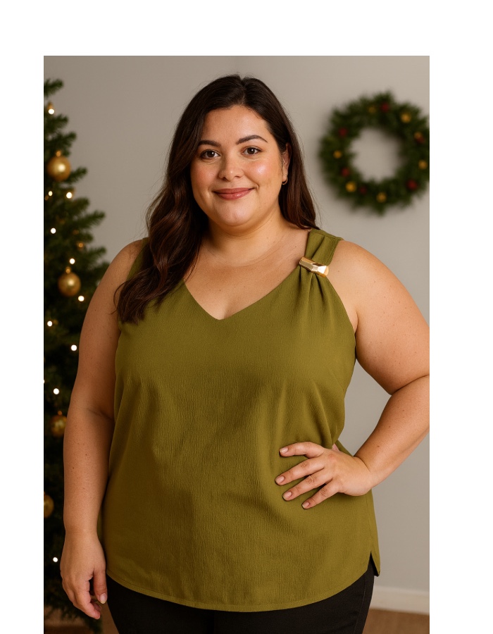 Blusa fivela orgânica 