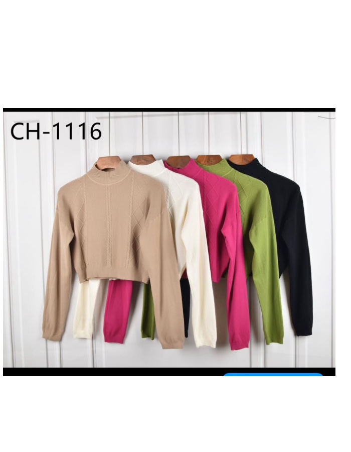  Blusa manga longa 