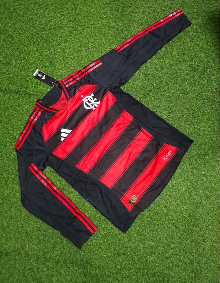FLAMENGO JOGADOR MANGA LONGA 2025