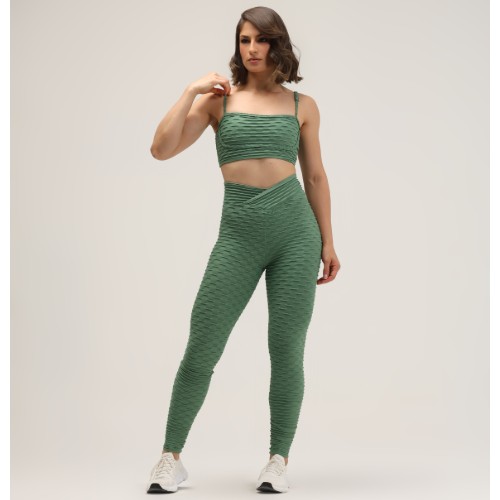 CONJUNTO CALÇA TECIDO BOLHA