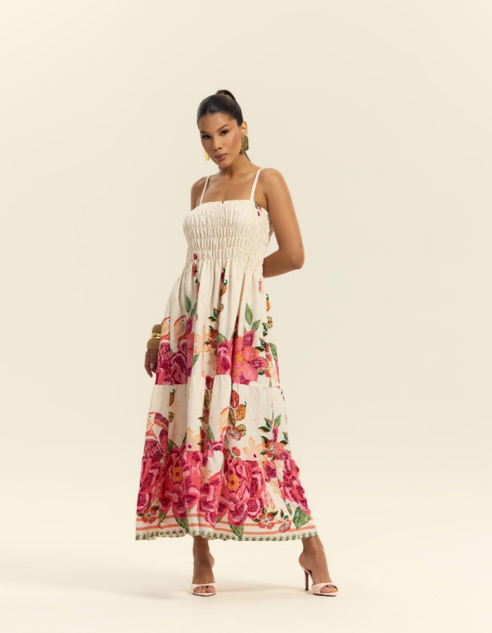 VESTIDO LONGO ESTAMPADO