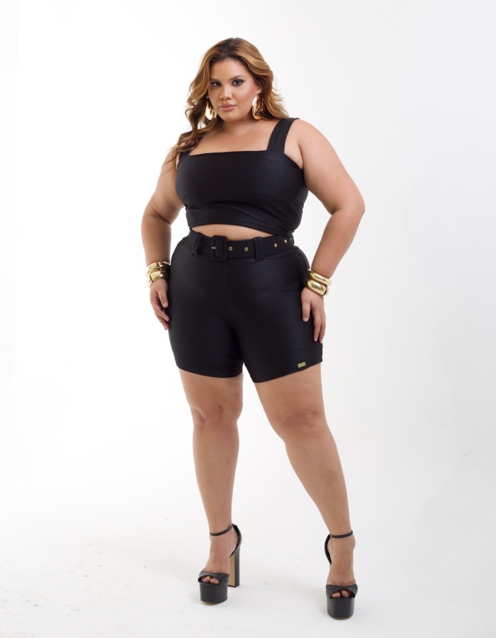 SHORT TAMANHO:GG MALHA ROSSETI COM CINTO