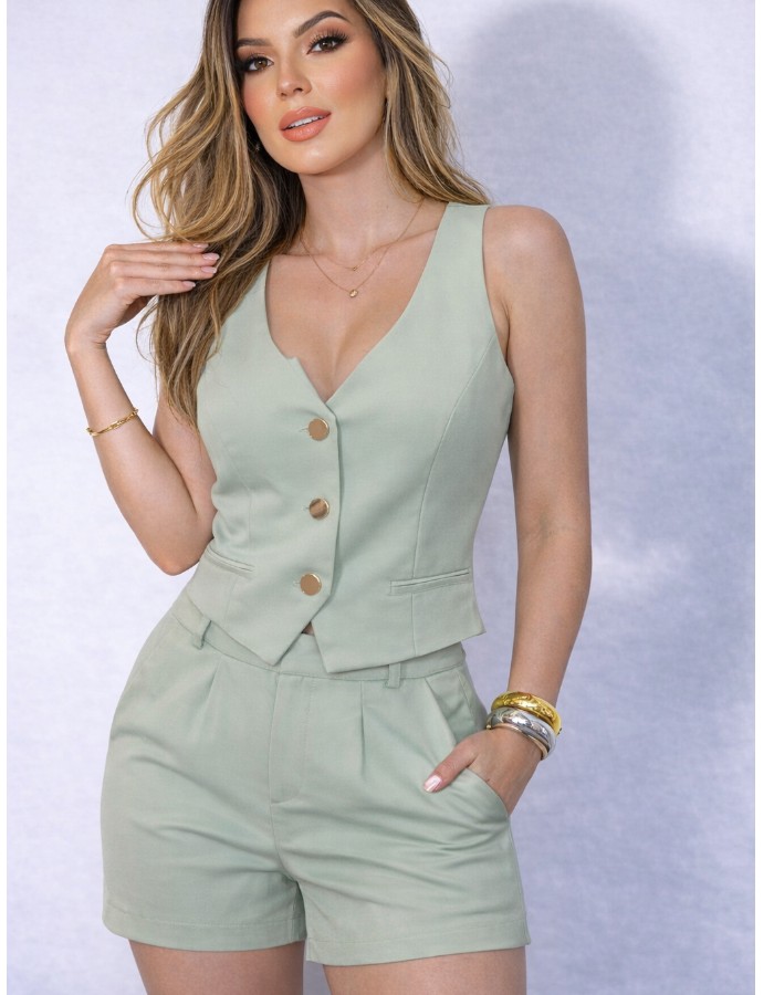 CONJUNTO ALFAIATARIA C/ SHORT