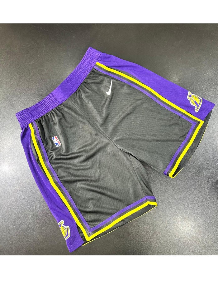 Bermuda NBA LAKERS PRETA COM ROXA
