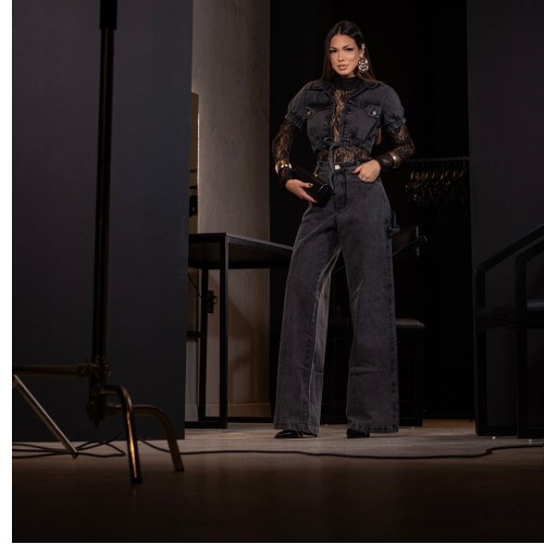 CALÇA FEM. COM TIRA BOLSO