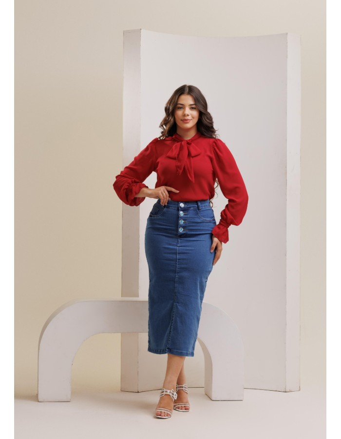 SAIA JEANS LONGUETE 4 BOTÕES