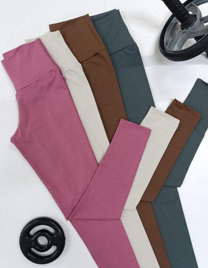 CALÇA COS ALTO EM POLIAMIDA 