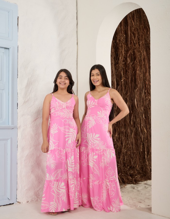 VESTIDO L. ALÇA AJUSTÁVEL (TEC. VISCOLINHO)