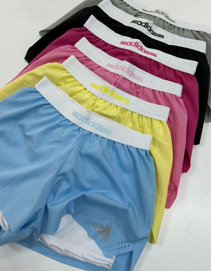 SHORT DUPLO TACTEL ELASTICO ADIDAS