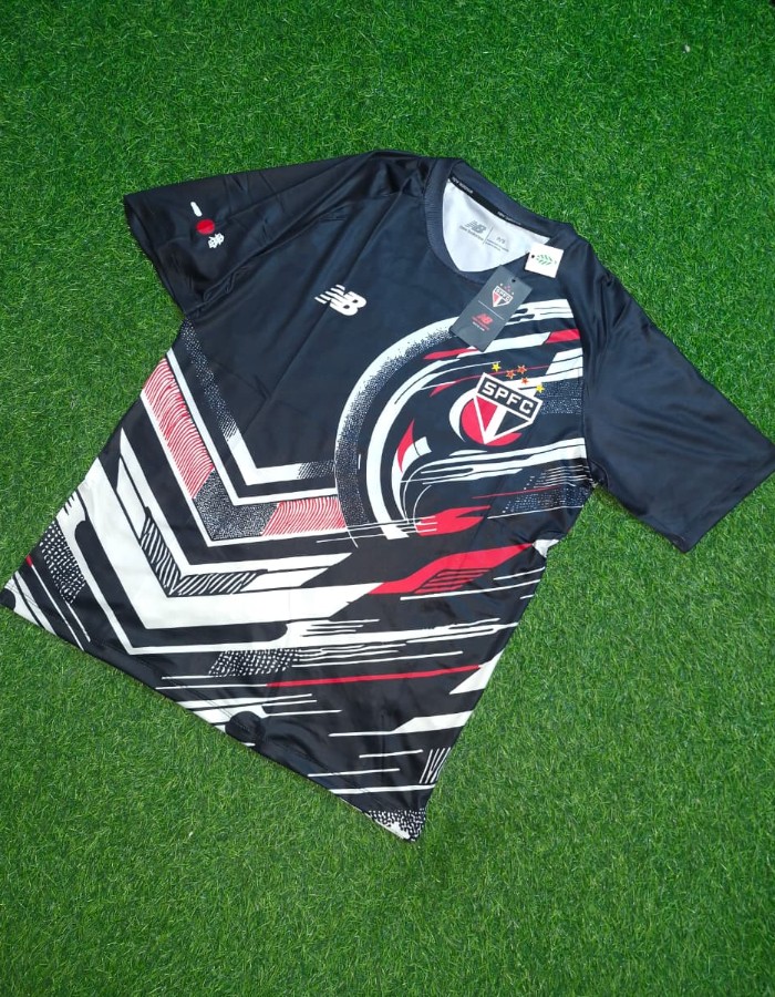 Camisa Pré Jogo São Paulo 25/26 Preto