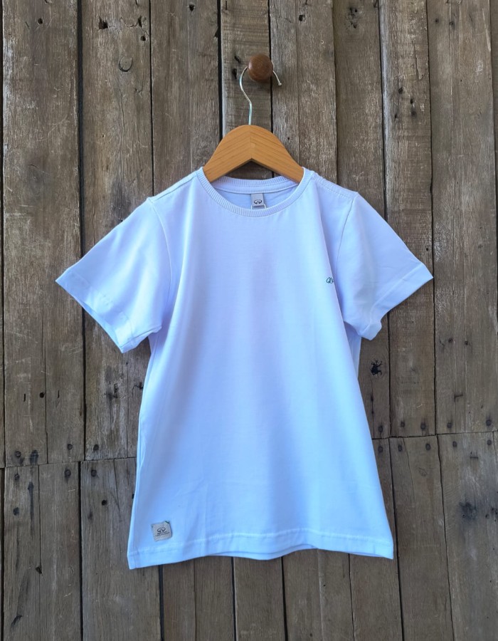 CAMISA DE ALGODÃO BÁSICA BRANCA