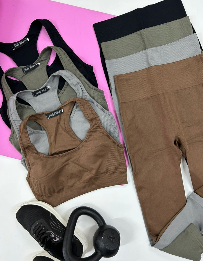 CONJUNTO TOP NADADOR CALÇA INTEIRA CANELADO IMPORTADO