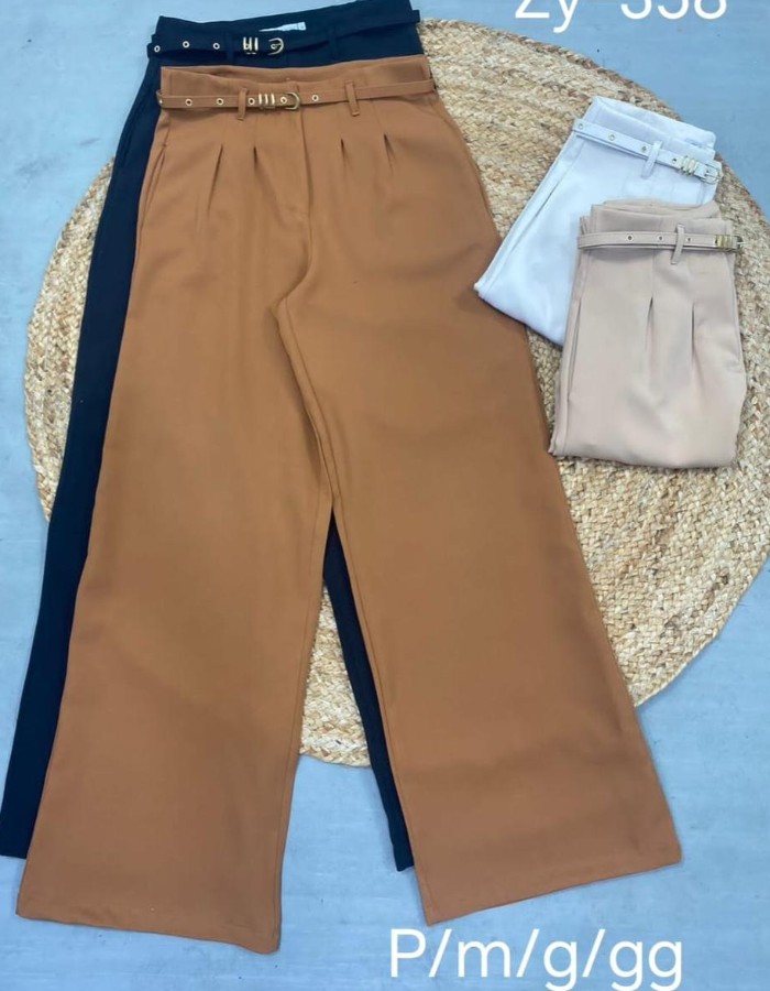 CALÇA PANTALONA ALFAIATARIA C/CINTO