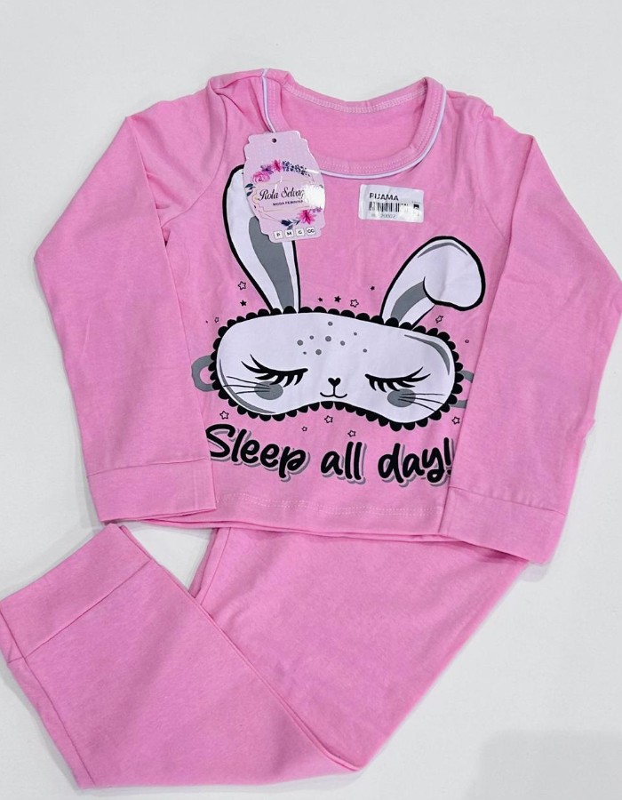 PIJAMA MENINA ALGODÃO 1348