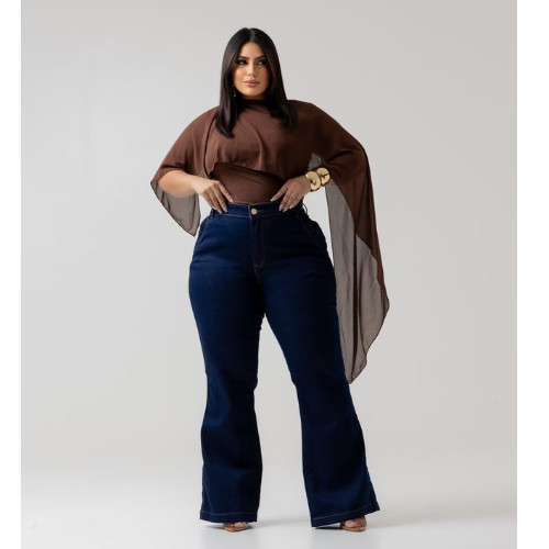 CALÇA FLARE AMACIADA LYCRA