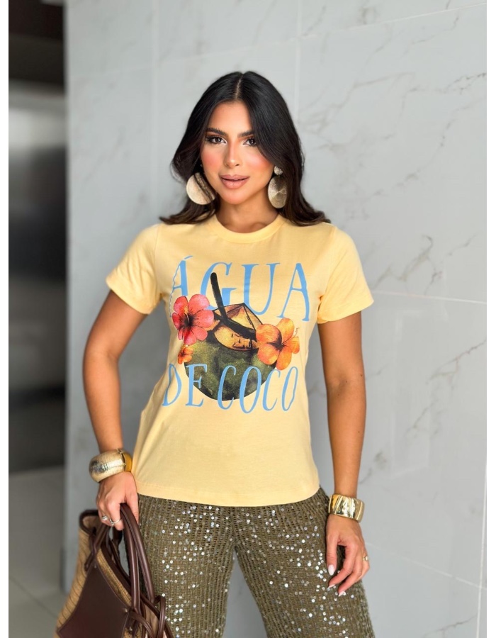 T-shirt água de coco