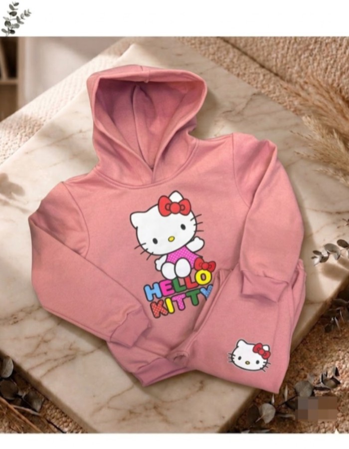 Conjunto Moletom Hello kit 