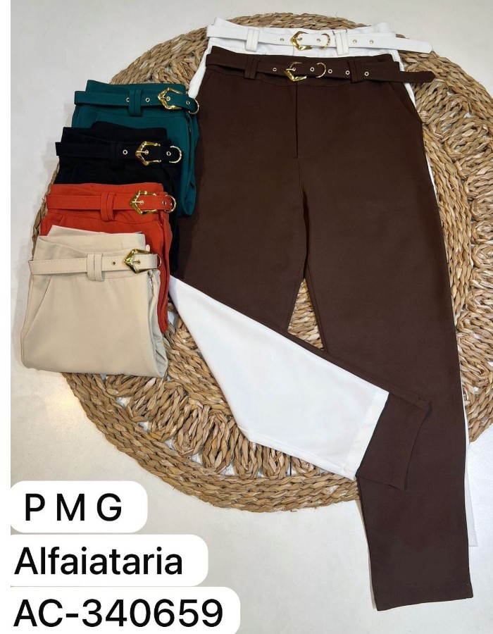 CALÇA ALFAIATARIA C/ CINTO COR DA PEÇA