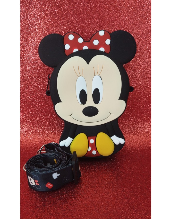 Bolsinha silicone Minnie