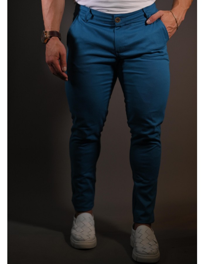 Calça Alfaiataria Azul Capri