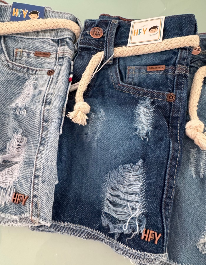 BERMUDA JEANS 100% MAURICINHO