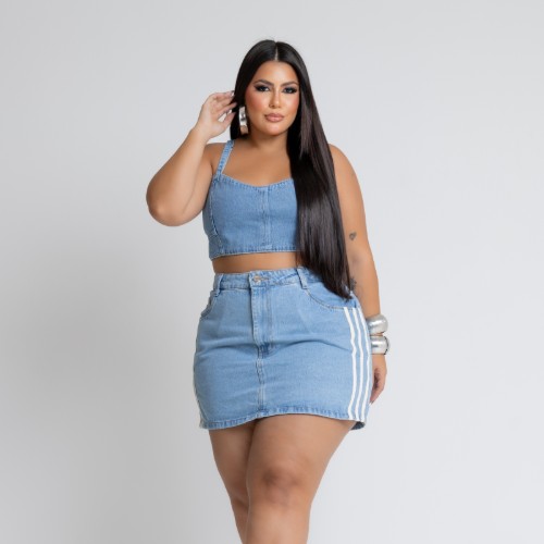 MINI SAIA MARMORIZADA ADIS 100%