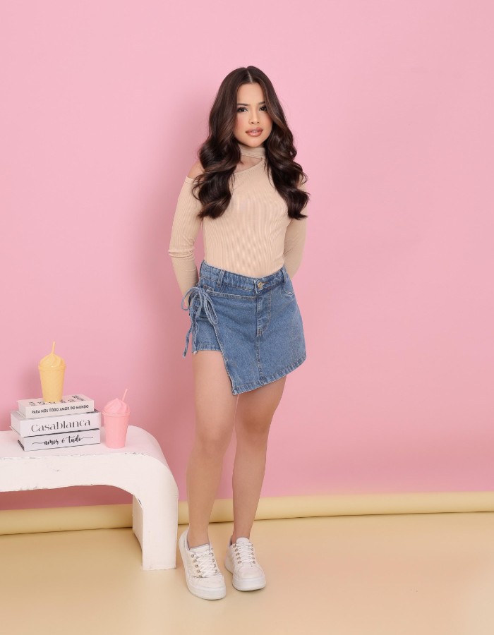 SHORT SAIA LAÇO (DESGRADEADA)