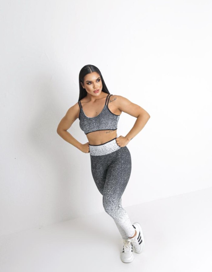 Conjunto calça legging e top