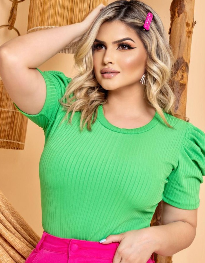 BLUSA DE MANGA BUFANTE