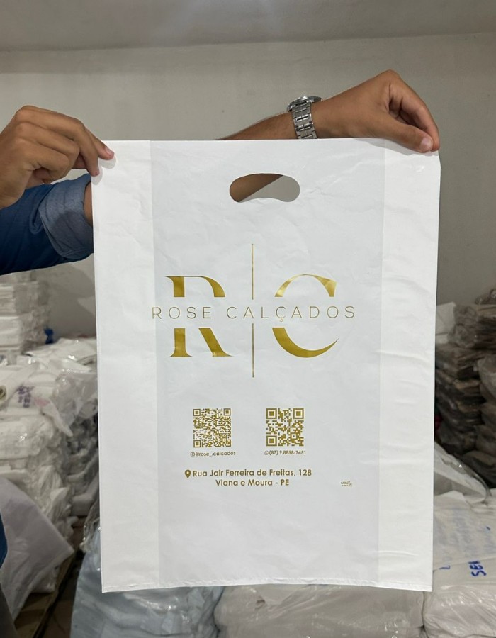 SACOLA BOCA DE PALHAÇO COM SANFONA LATERAL 55X55