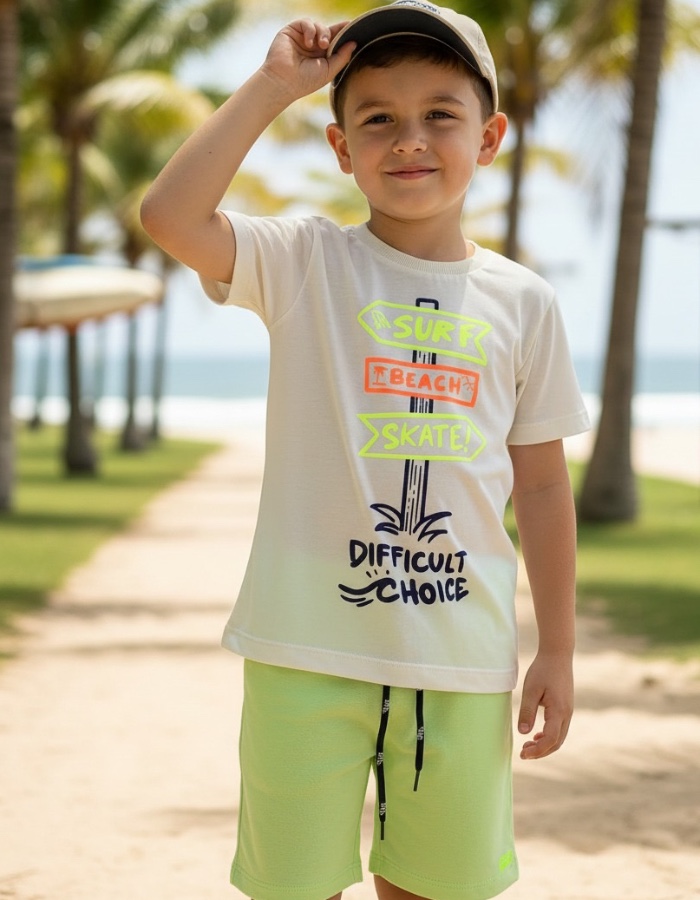 CONJUNTO CAMISA ESTAMPADA